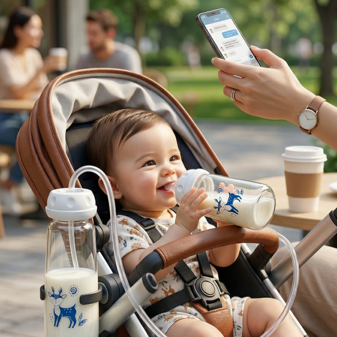 Hand Free Baby Feeder