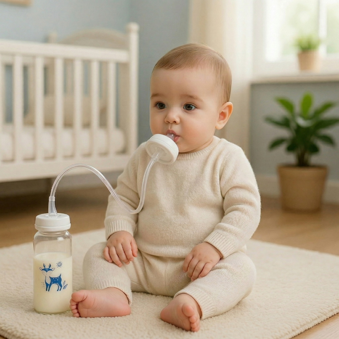Hand Free Baby Feeder