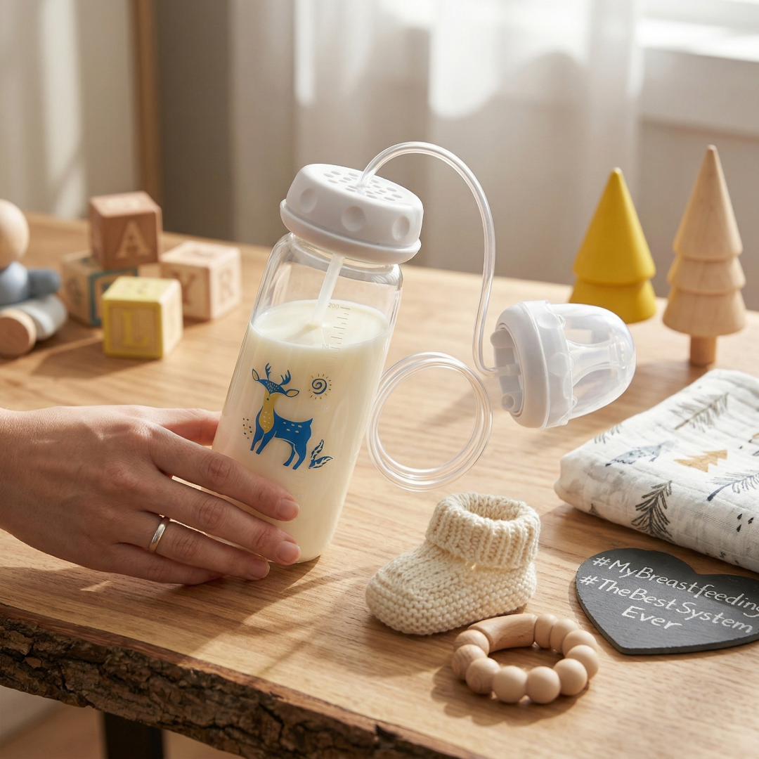 Hand Free Baby Feeder