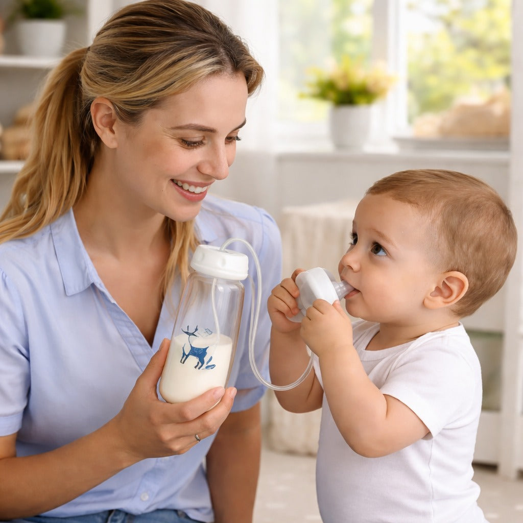 Hand Free Baby Feeder